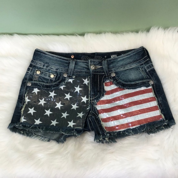 Miss Me Sequined Shorts